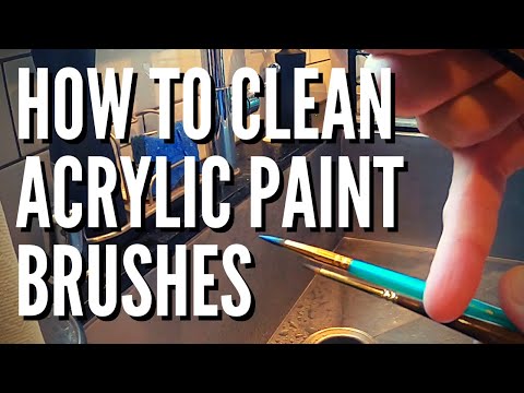 Tips for Cleaning Acrylic Paint Brushes - FeltMagnet