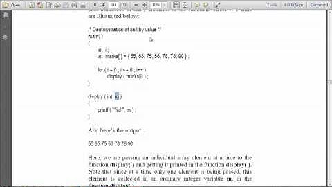 Procedural Programming:- Chapter-8 Arrays
