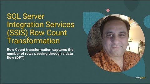 SQL Server Integration Services (SSIS) Row Count Transformation