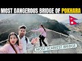 We visited the suspension bridge of pokhara nepal  nepal  pokhara nepaltravel kathmandu