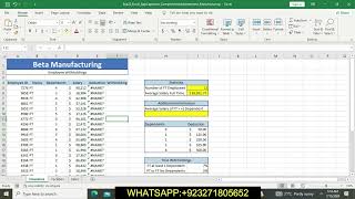 Exp22 Excel AppCapstone CompAssessment Manufacturing/Exp19 Excel AppCapstone  Manufacturing