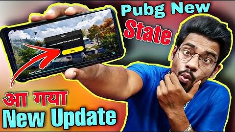 New Update Arrived In PUBG NEW STATE🔥Changes In 187MB Size🤗Maybe For Crashing Problem Solution👌