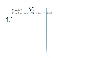 4.3 Solving Equations
