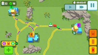 Train Track Line Maze Game | Railway Puzzle Game | Android Gameplay #870 screenshot 3
