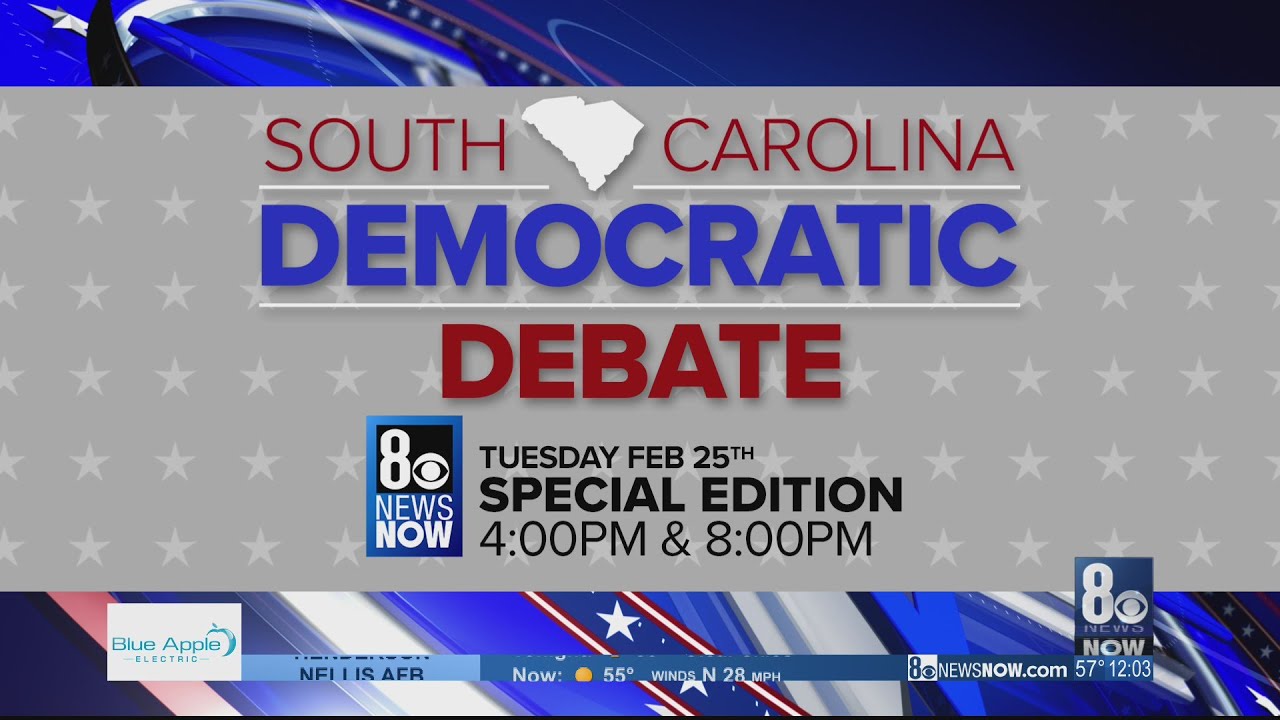 South Carolina Democratic Debate airs tonight at 5 p.m. - YouTube
