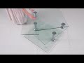 CHINTALY 8052 CT GLASS MOTION MODERN COCKTAIL TABLE