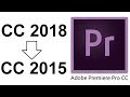 Jak otevřít projekt ve starší verzi Adobe Premiere Pro