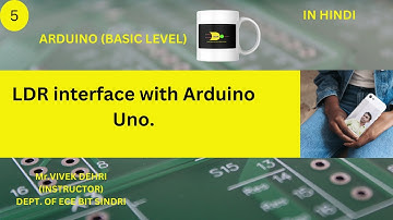 LDR interface with Arduino Uno, Arduino basic level,