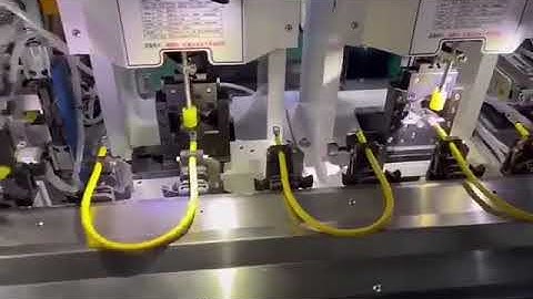 Big cable crimping, shrinkable tube insertion, marking machine