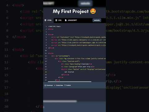 My First Project🤩🚀