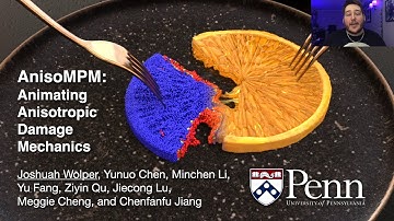 AnisoMPM Virtual Presentation [SIGGRAPH 2020]
