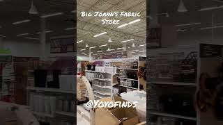 Huge Joann’s Fabric Store @YoYofinds