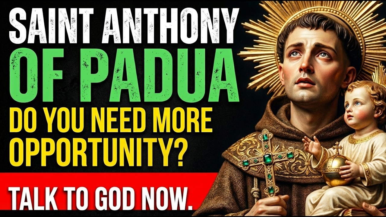 3 Minutes With Saint Anthony of Padua — A Powerful Prayer for Urgent Financial Help