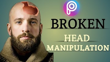 Broken Head editing picsart manipulation editing tutorial
