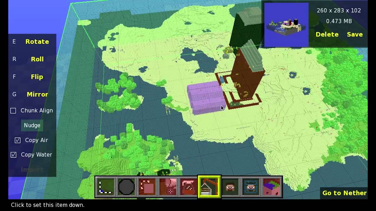 Fixing Server Map With MCEdit - YouTube