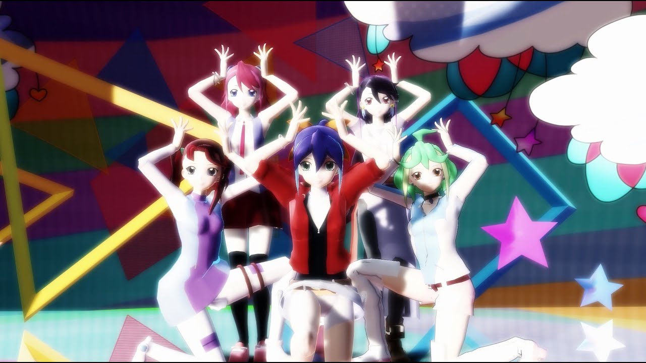[MMD - Yu-Gi-Oh! ARC-V]  ITZY(있지) - WANNABE - Ray, Yuzu, Serena, Ruri, Rin