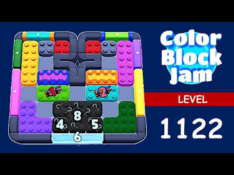 Color Block Jam Level 1122 Solution Without Boosters