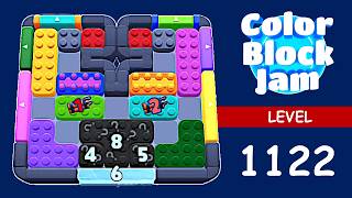 Color Block Jam Level 1122 Solution Without Boosters