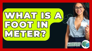 What Is A Foot In Meter? - The Language Library
