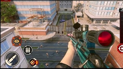 Sniper ZOMBIE 3D - OFFLINE Android Gameplay Walkthrough Part - 1