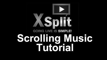 Xslip Tutorial:How To Get A Moving Now Playing Overlay in XSplit