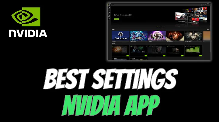 BEST NVIDIA App Settings for Gaming (2025 ULTIMATE GUIDE)