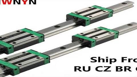 HGR20 HGR15 Square Linear Guide Rail 2pc+4pcs HGH20CA/HGW20CC HGH15CA Flang Slide Block Carriages Fo