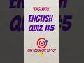 English Quiz Questions | Present Continuous Tense | English Grammar Quiz with Answers26