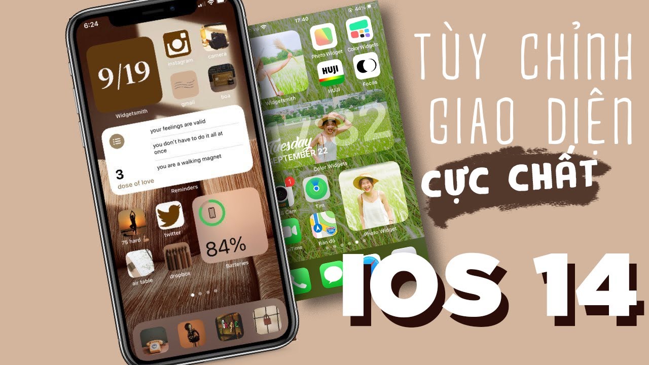 iOS 14 - Hướng dẫn thay đổi giao diện cực chất bằng Widgetsmith ...