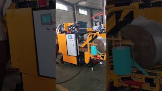 Another batch of hydraulic belt-driven silage baling machines has been tested and shipped. #Silage