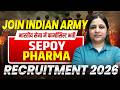 Indian Army Sepoy Pharma Vacancy 2026 | Indian Army Sepoy Pharma Recruitment 2026 | Eligibility