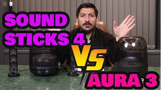 Trde İlk Soundsticks 4 Vs Aura Studio 3 Harman Kardon