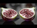 Glass Fig Cutting ASMR 💜 – Deep Purple Crystal Slicing Sounds
