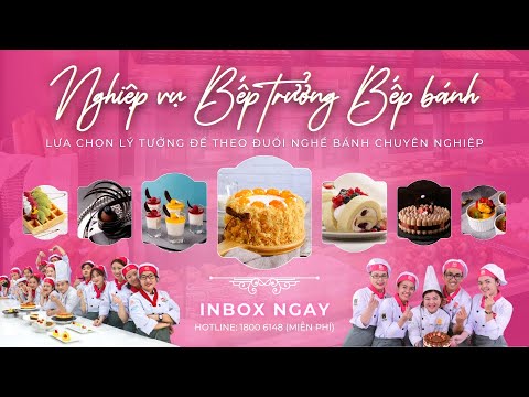 Chưa đầy 1 phút để biết học Bếp trưởng Bếp bánh là như thế nào | Hướng Nghiệp Á Âu - youtube