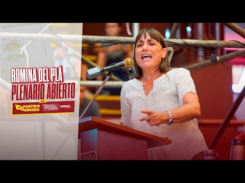 Gran Plenario abierto del Partido Obrero en el FIT-U // Romina Del Plá