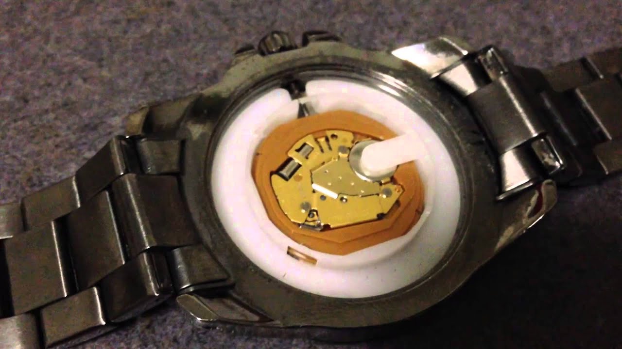 How to Replace a Watch Battery - YouTube