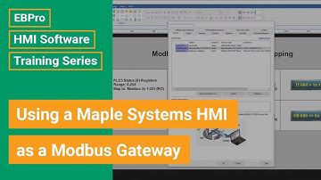 Using a Maple Systems HMI as a Modbus Gateway