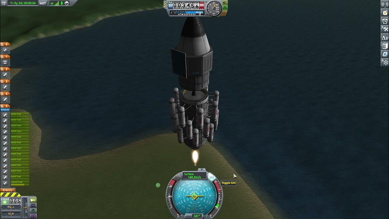 Smallest rocket to reach space (orbit) KSP YouTube