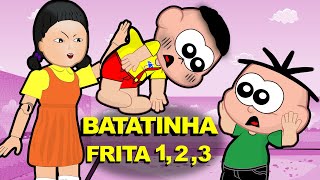 Cebolinha e Cascão em Batatinha Frita 1 2 3 Round 6 com IT a Coisa -  Desenho Animado