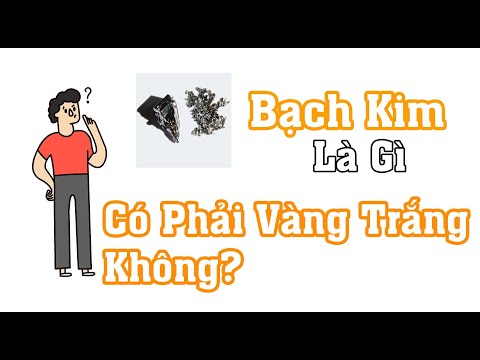 Video: 4 cách để xác định đồ trang sức bằng bạch kim và bạc