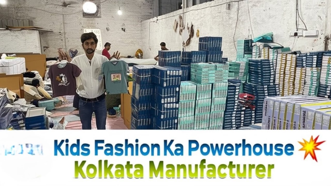Kids Fashion Ka Powerhouse 👕 | Kolkata’s No.1 Kidswear Manufacturer & Wholesaler
