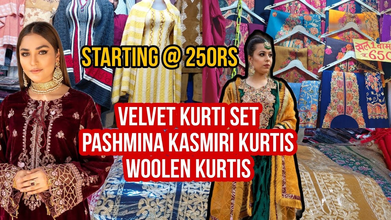 Buy Jaipur Kurti Floral Printed Velvet Kurta With Trousers - Kurta Sets for  Women 21850782 | Myntra