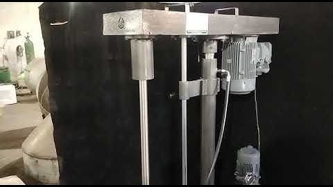 Working Video of FPS High Speed Disperser