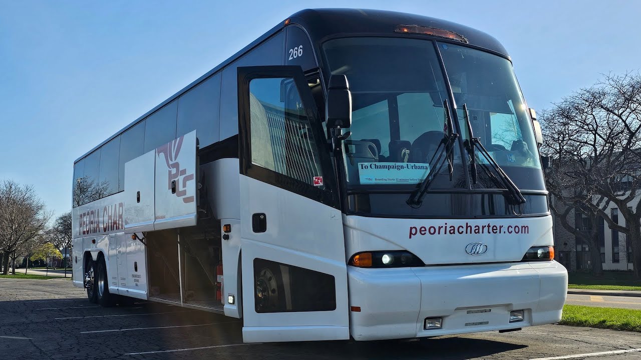 Daytime Driving POV 2007 MCI J4500 Bus
