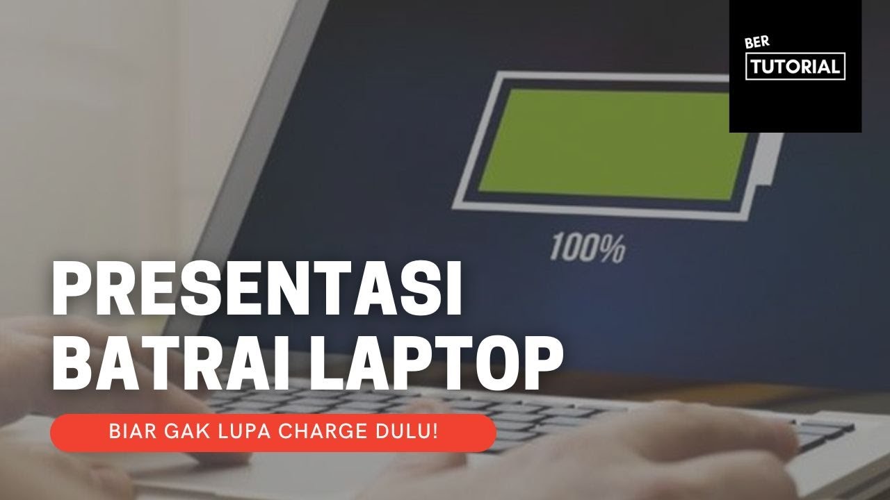Persentase baterai laptop Lenovo