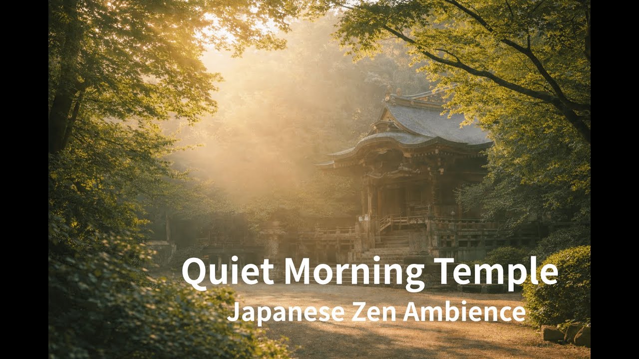 Quiet Morning Temple – Japanese Zen Ambience