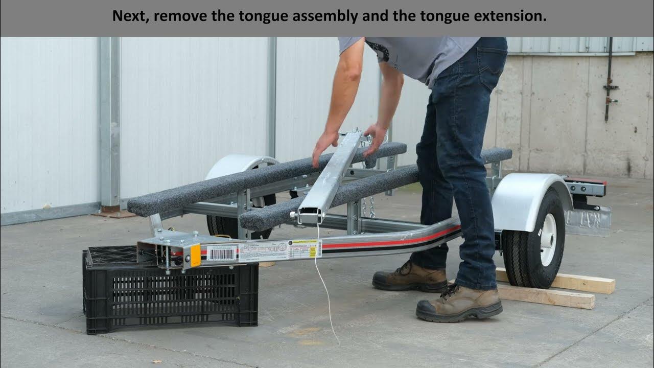 Stirling 12'14' Boat Trailer Store Assembly Instructions YouTube