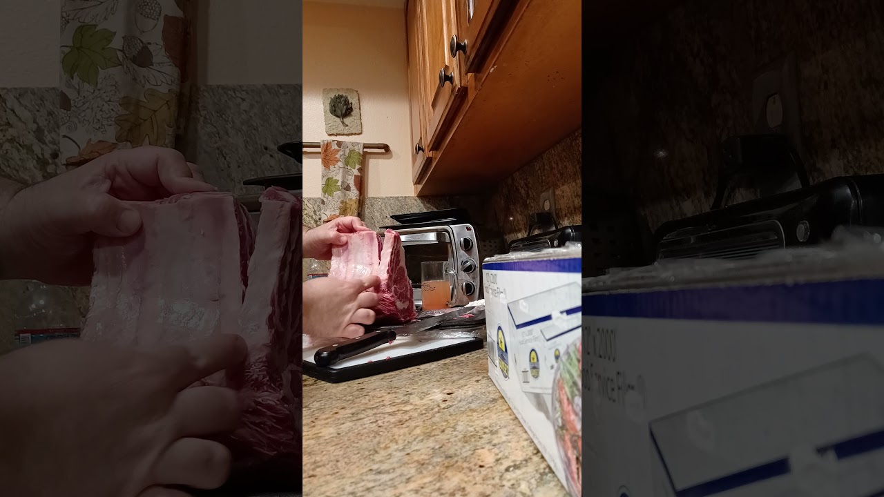 320. How to cut a whole rib eye roast into rib eye steaks bone in steak