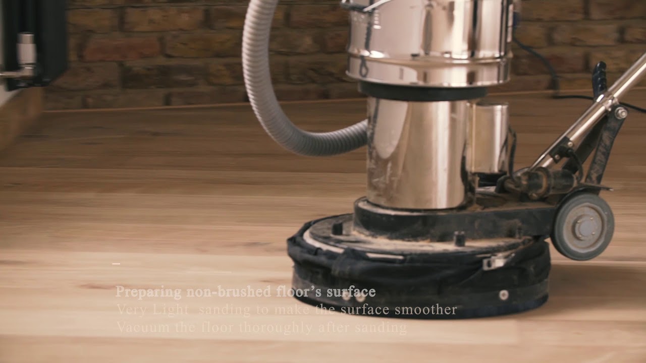 How To Apply Lacquered Finish To Unfinished Wood Flooring YouTube