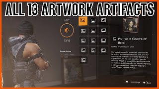 The Division 2 All Artwork Artifacts Locations (Division 2 Artifacts Collectibles)